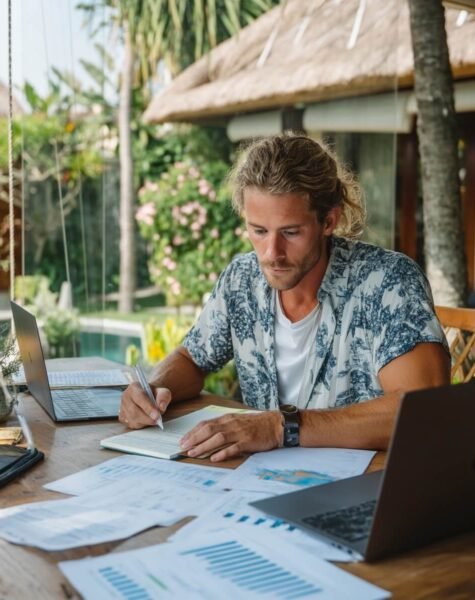 Accounting and legal assistance in Bali helping foreign villa owners with financial reporting, tax filing, and Indonesian regulation compliance