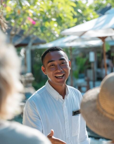 Villa management services in Bali including guest reservations, staff supervision, property maintenance, and financial reporting for foreign owners