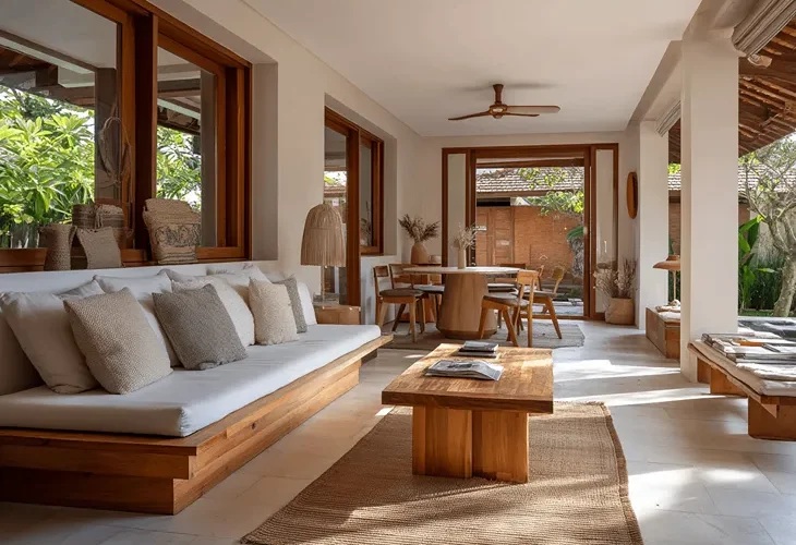 Furnishing tips Bali – Japandi design, SLF safety compliance, and durable tropical furniture