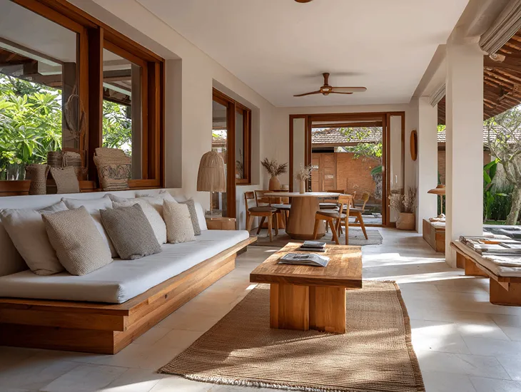 Furnishing tips Bali – Japandi design, SLF safety compliance, and durable tropical furniture