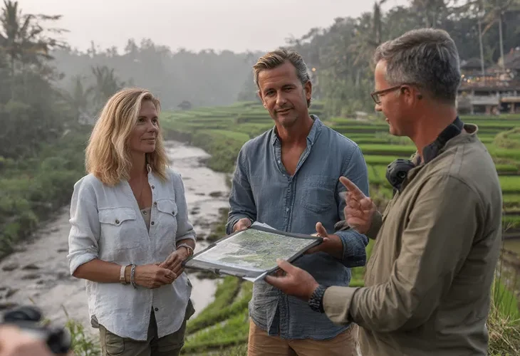 Rural property investment in Bali 2026 – lush rice terrace landscape in Sidemen zoning map for eco villa development