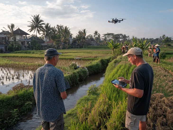 Illegal villa construction risks Bali – satellite surveillance, demolition orders, and green zone compliance penalties.