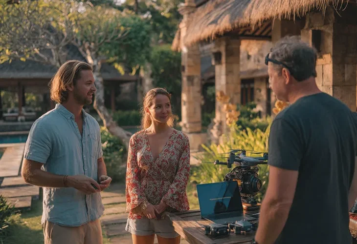 Professional villa photography Bali 2026 – drone aerial permits and OTA listing optimization assets in Seminyak