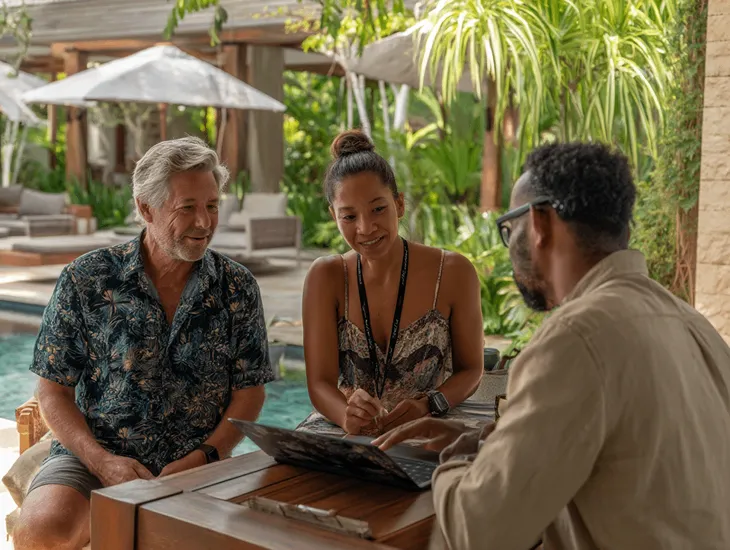 Bali villa P&L 2026 showing PBJT 10% tax, Banjar fees, and hidden utility costs in Berawa