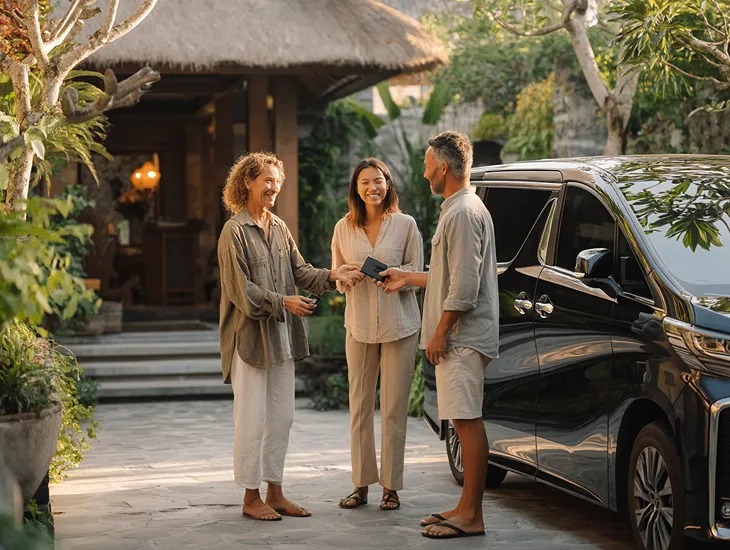 Bali airport transfer pricing 2026 – private driver rates, travel time estimates, and guest arrival tips