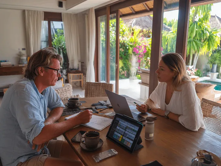 Comparison of Pondok Wisata license requirements versus residential lease legality for foreign investors in Indonesia