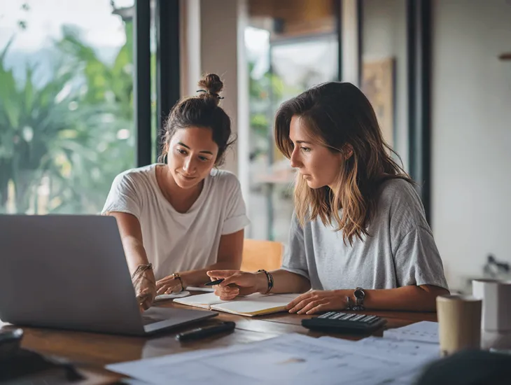 Revenue management KPI dashboard showing RevPAR, ADR, and occupancy rate growth for a luxury private villa in Bali