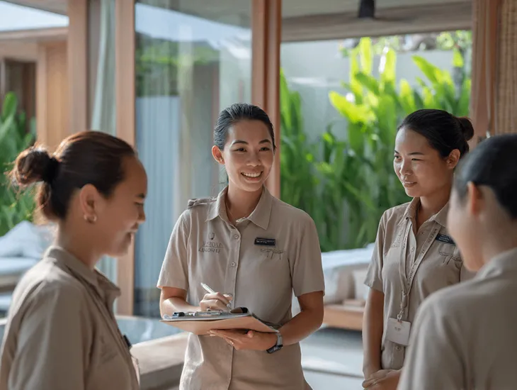 Bali villa staffing 2026 – Employee training routines, service standards, and human resources