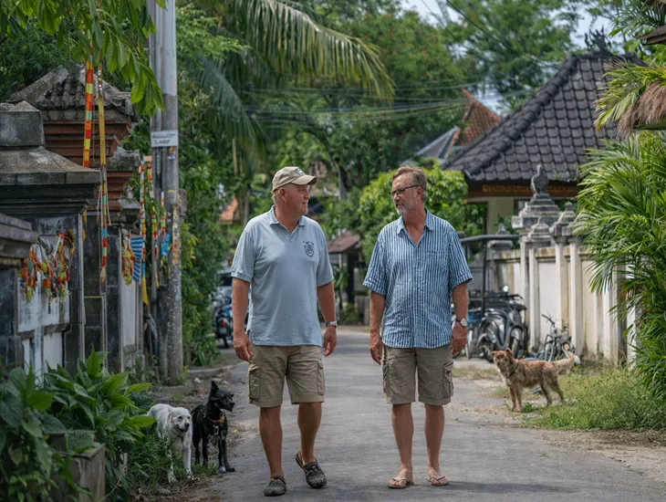 Best neighborhoods for living in Bali 2026 – Map of Canggu and Seminyak showing expat housing zones near the beach