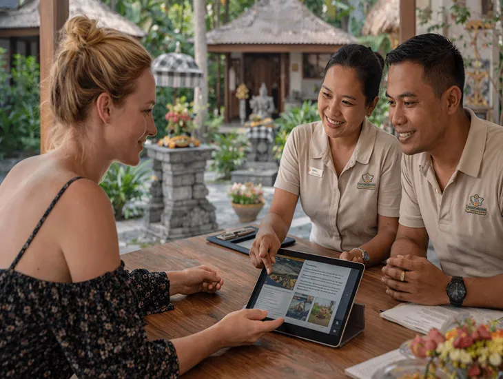 Guest Services in Bali 2026 – Cultural sensitivity training, guest welcome rituals, and local etiquette guidance
