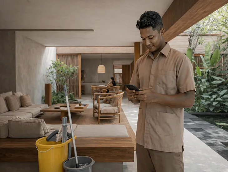 Staff Management in Bali 2026 – AI task assignment, photo-proof cleaning checklists, and maintenance automation