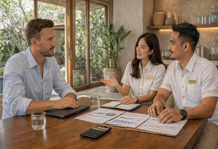 Costs vs Profit Villa in Bali 2026 – Financial analysis, net ROI optimization, and cost management for foreign owners