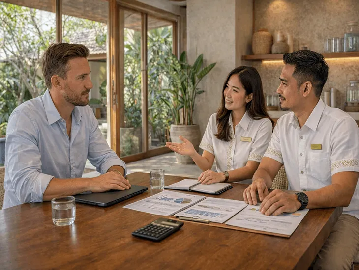 Costs vs Profit Villa in Bali 2026 – Financial analysis, net ROI optimization, and cost management for foreign owners