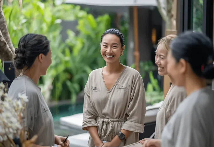 Villa Management Services Indonesia 2026 – Professional local guides in Indonesia coordinating guest arrivals and luxury transport for villas.