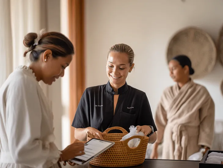 Digital Guest Communication 2026 – Automated check-out reminders, key return instructions, and move-out checklists for Bali villas.