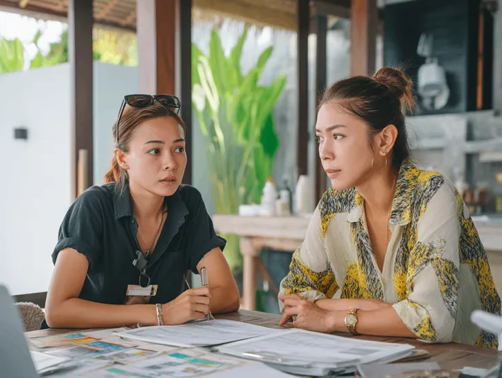 Building Protection in Bali 2026 – Chemical barrier soil injection around the foundation of a luxury property.