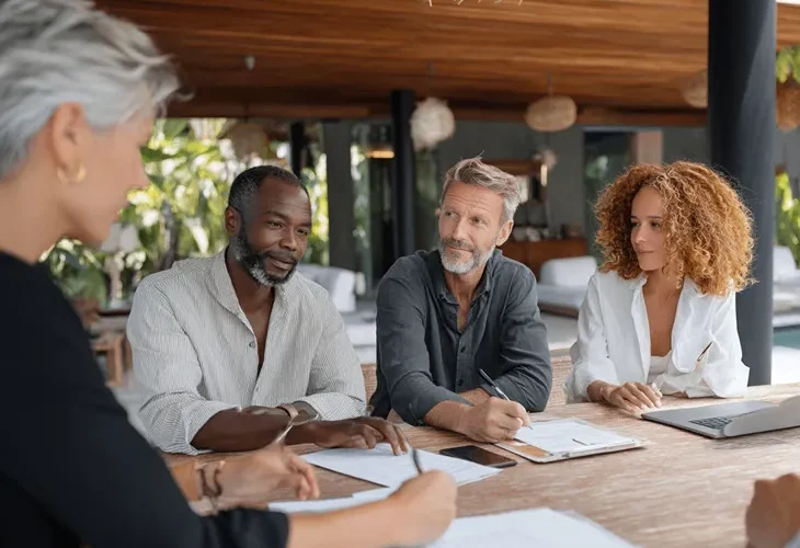 Villa Staffing in Bali 2026 – Professional recruitment team interviewing candidates for properties.